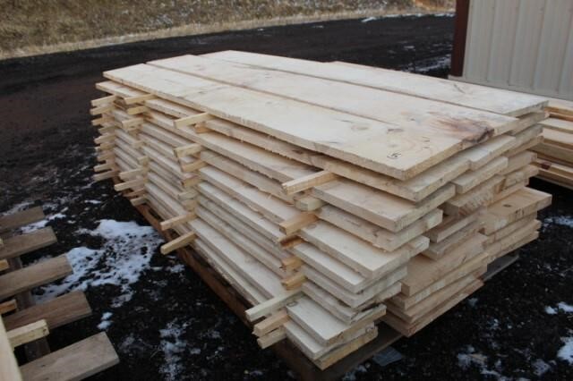 191 Bd.Ft. of RoughSawn Pine Lumber HiBid Auctions Wisconsin