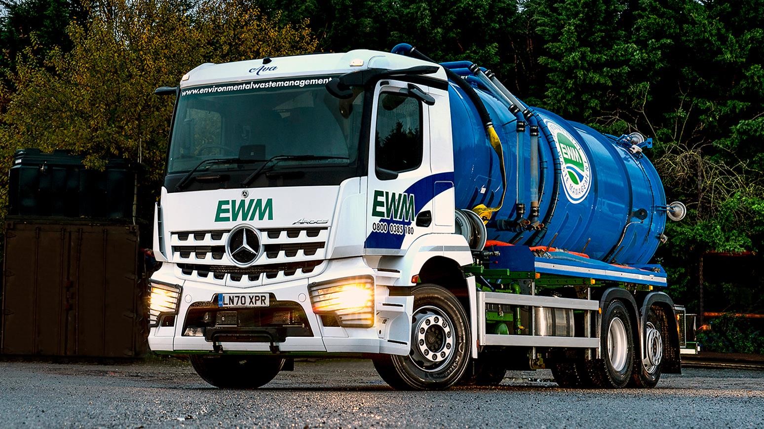 Essex-Based Liquid Waste Disposal Company Adds 5 New Mercedes-Benz Arocs 2633 Tanker Trucks To Fleet