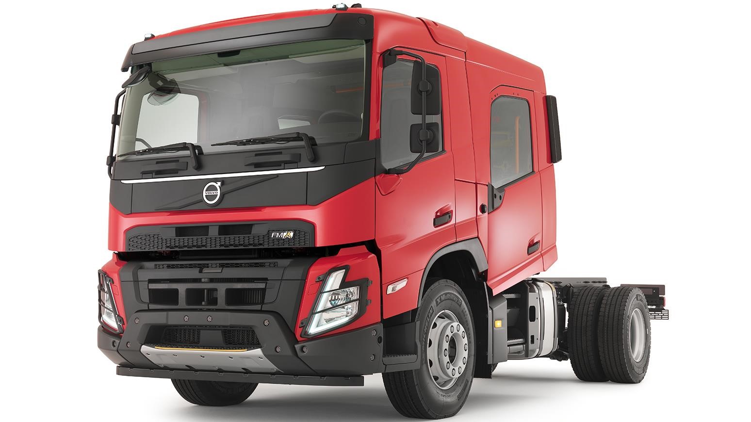 Volvo Introduces New Crew Cab Option For FM & FMX Trucks, Making Them Ideal For Use As Fire Service Trucks