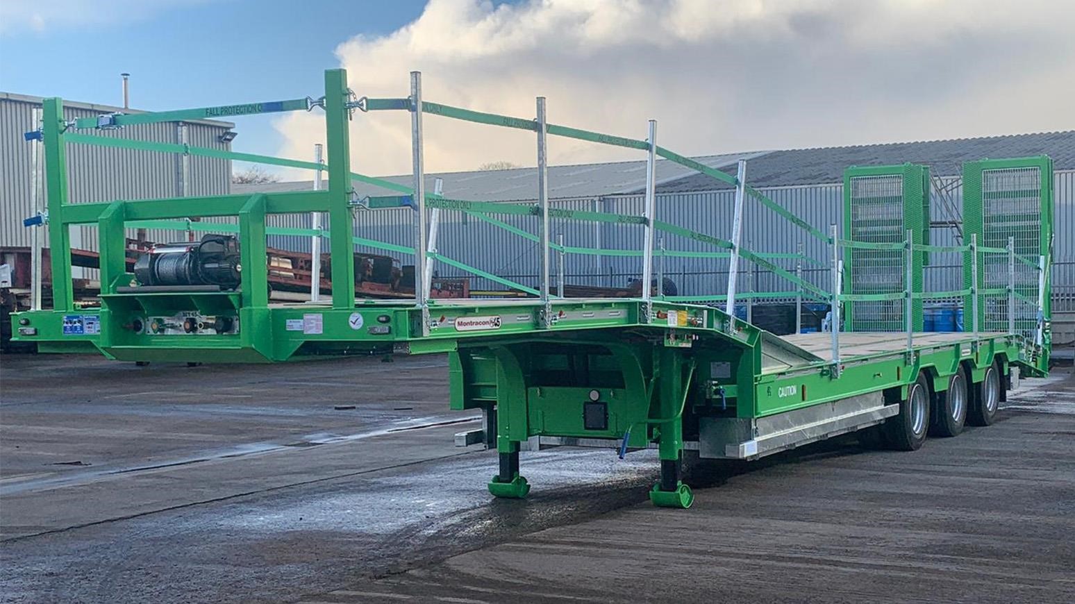 North Lincolnshire-Based Machine Hire Specialist Adds New Montracon MT45 A3 Machine Carrier Trailer