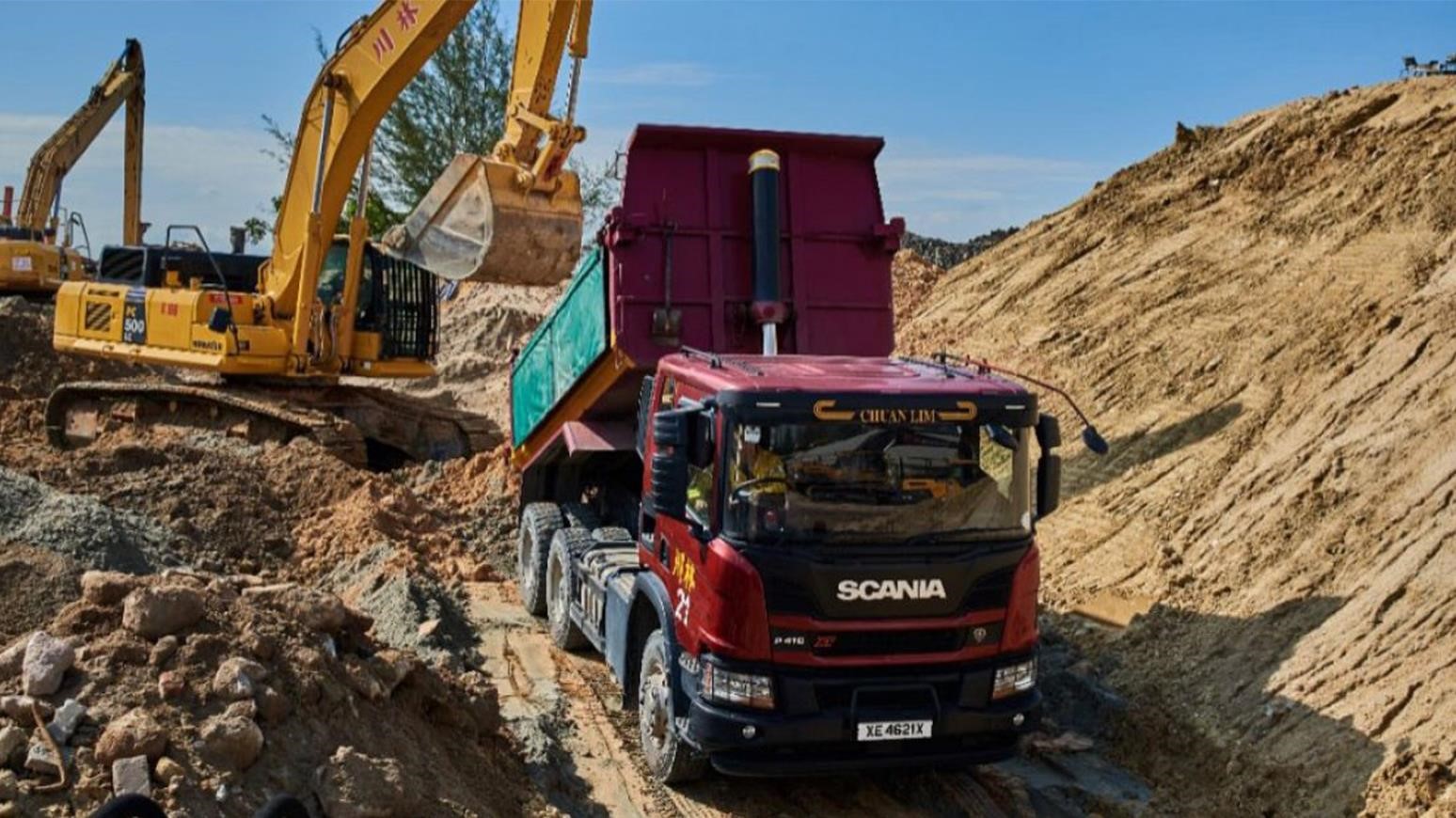 Singapore-Based Construction Specialist Stays Loyal To Scania Tippers, Adds Its 18th P 410 In A Year