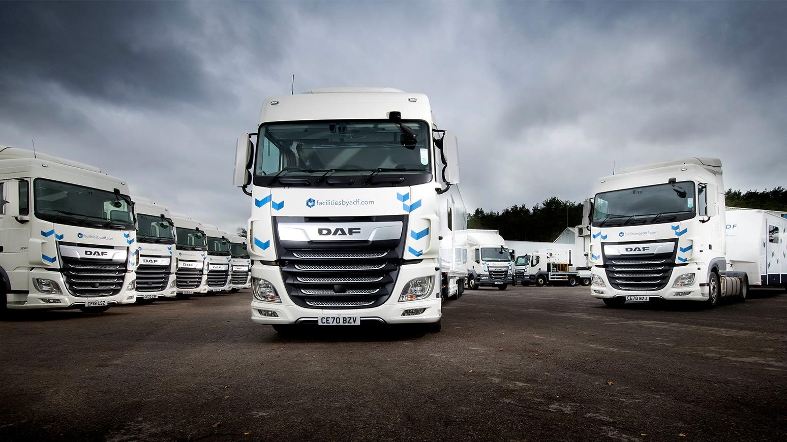 TV & Film Industry Support Vehicle Specialist Facilities By ADF Adds 25 Trucks To All-DAF Fleet