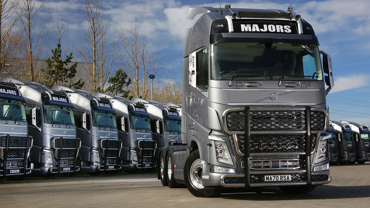 Majors Service Moves From Secondhand Volvos To 15 Brand-New FH Unlimited Edition Tractor Units With I-Save