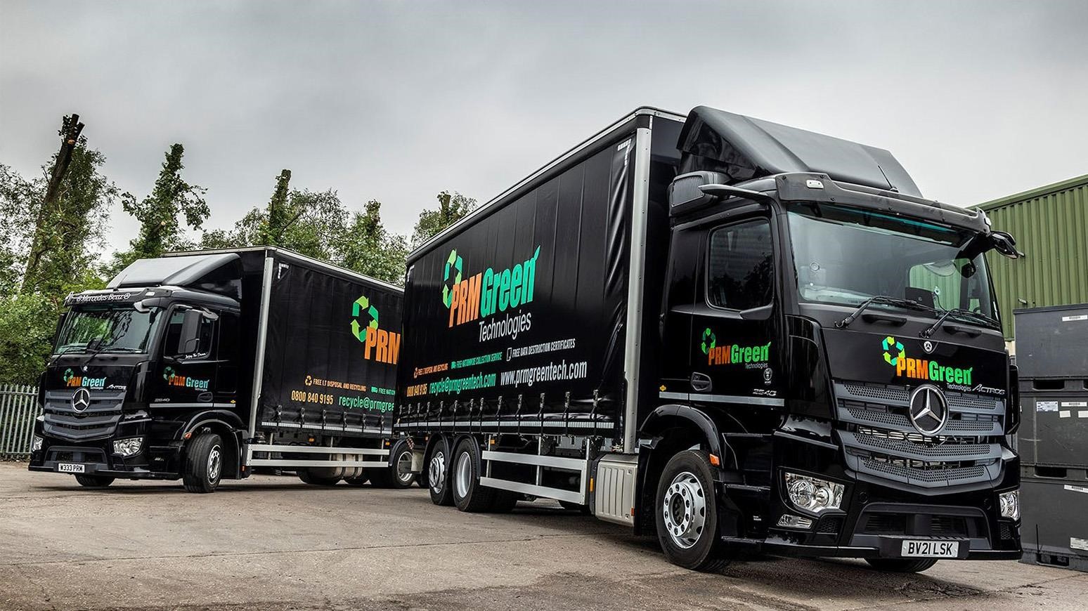 PRM Green Technologies Sticks With Mercedes-Benz Actros For Equipment Recycling Transport