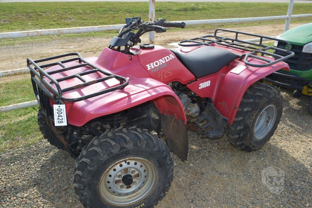 HONDA FOURTRAX 300 Auction Results in Idabel Oklahoma 