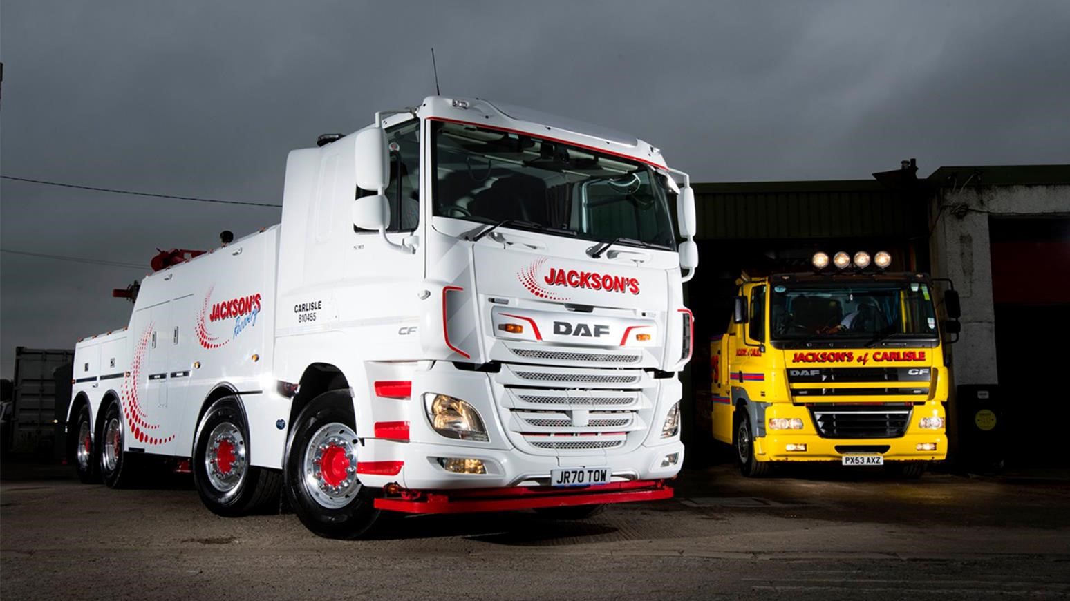 New DAF CF 530 8x4 With Recoverer Trident Body Joins Jackson’s Recovery Fleet