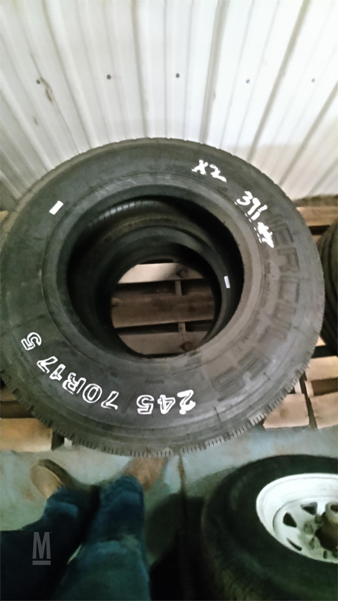 1/24 42" Goodyear Wrangler Tires w 19"x12" "Steel" Wheels & Disc Brakes 