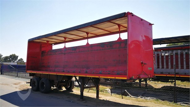 1987 HENRED FRUEHAUF Used Curtain Side Trailers for sale