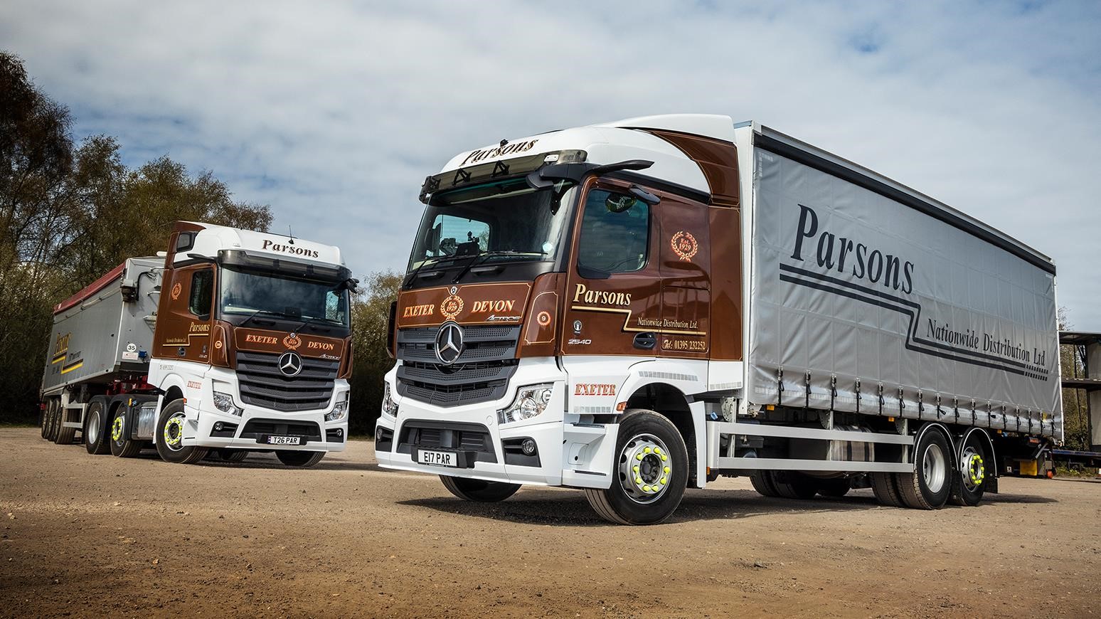 Parsons Nationwide Distribution Acquires First Mercedes-Benz Actros Rigid Truck