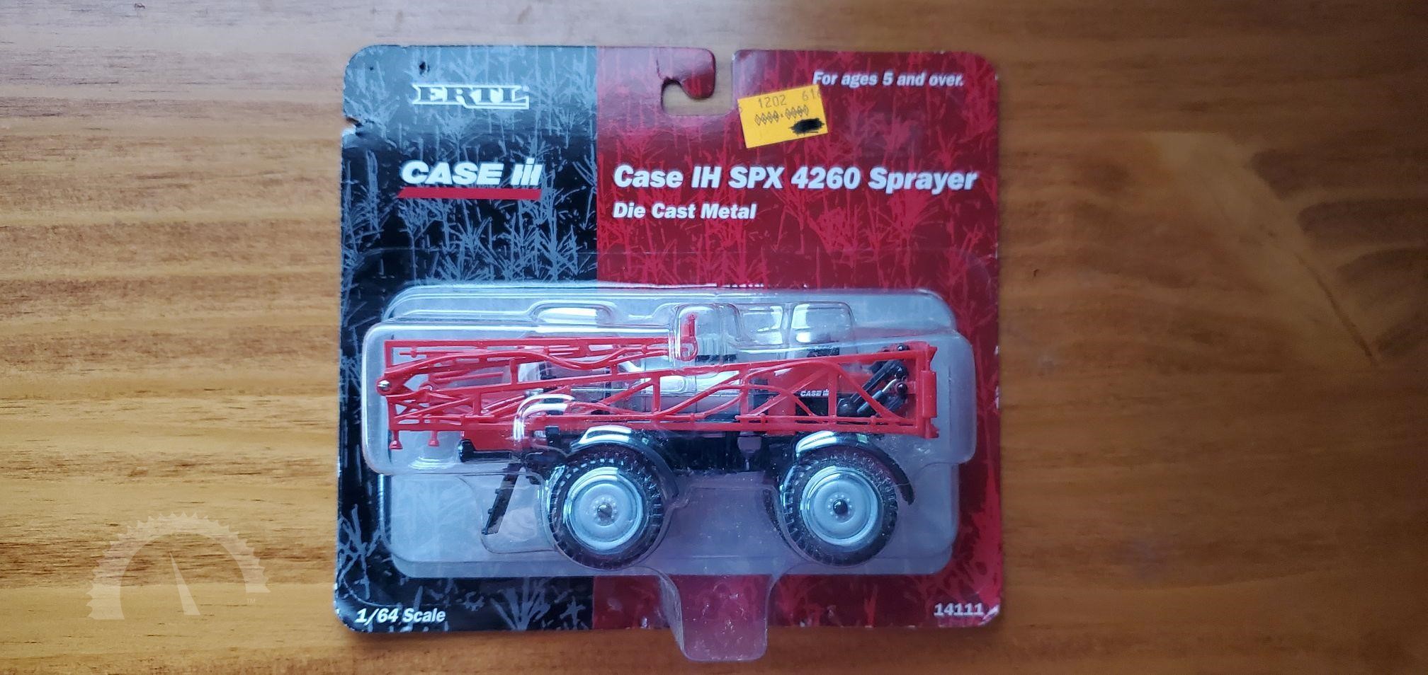 1/64 CUSTOM ERTL farm toy 1968 chevy Chevrolet seed grain truck red box nice! 