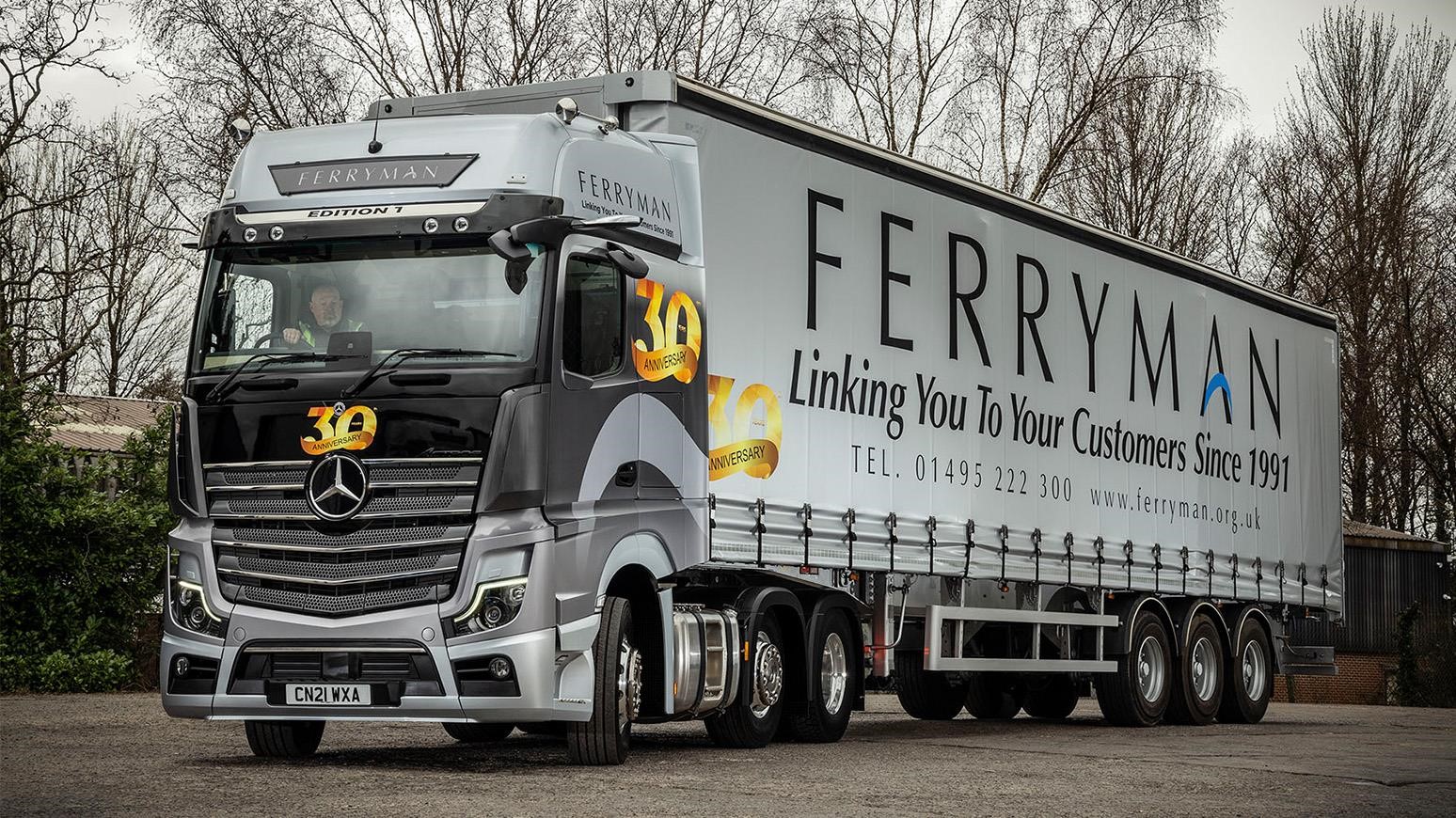 South Wales Transportation Specialist Ferryman Adds Special Mercedes-Benz Actros Edition 1 To Fleet