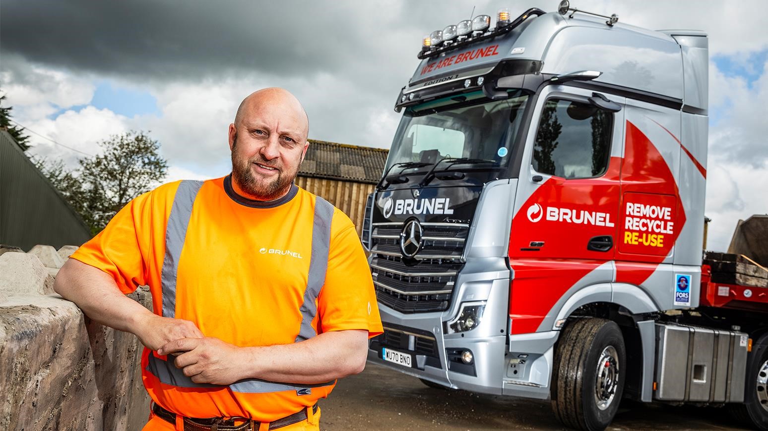 Brunel Of Cornwall Purchases Rare Mercedes-Benz Actros Edition 1 Tractor & Arocs Tipper
