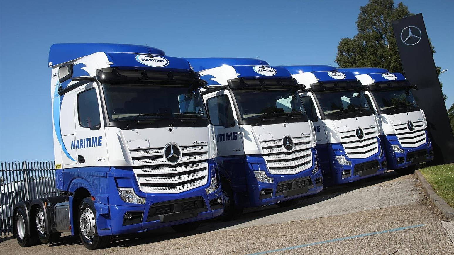 Maritime Transport Wraps Up Acquisition Of 100 New Mercedes-Benz Actros Trucks