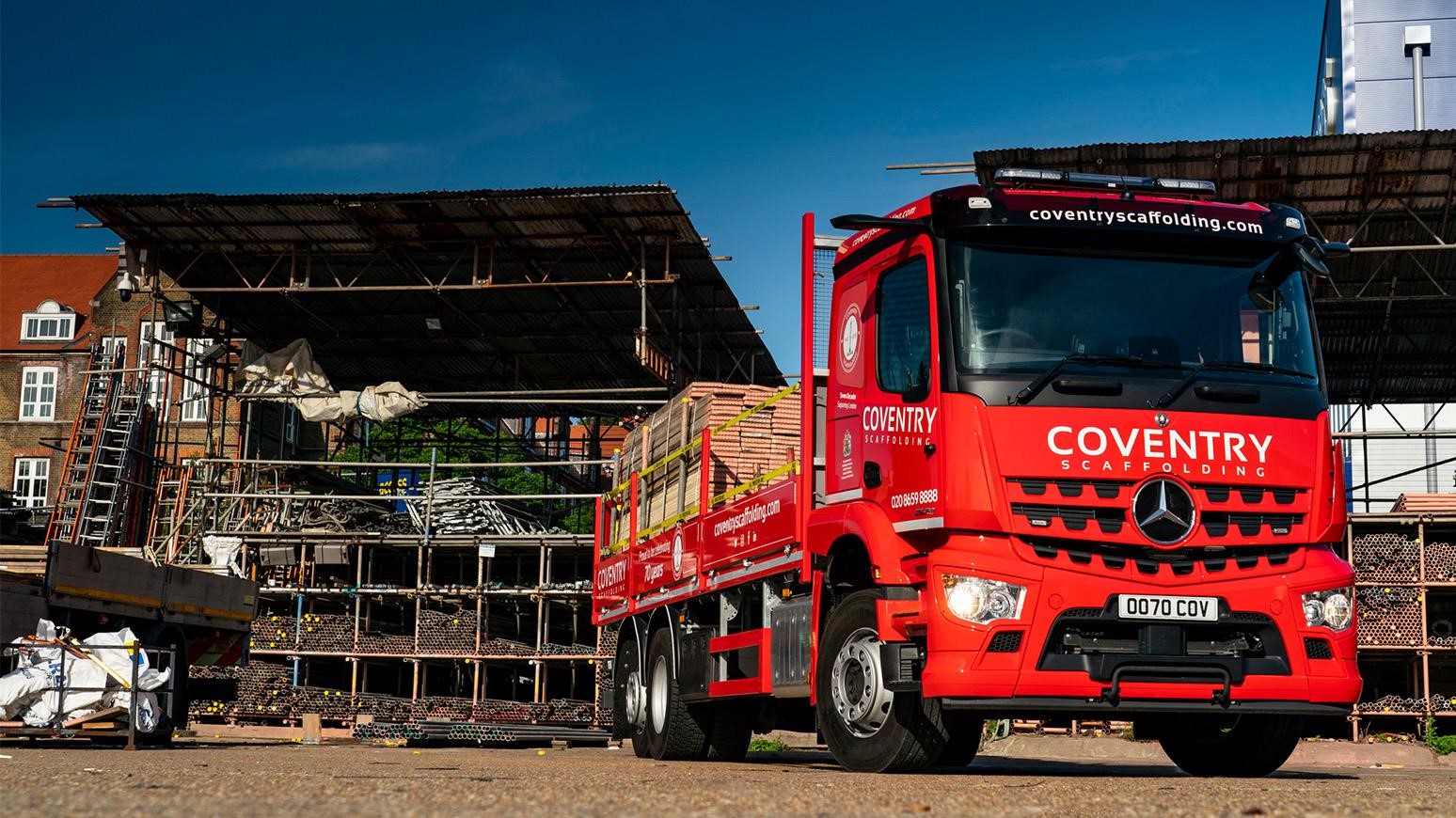 Coventry Scaffolding Buys Its First Mercedes-Benz Truck, Quickly Orders A Second