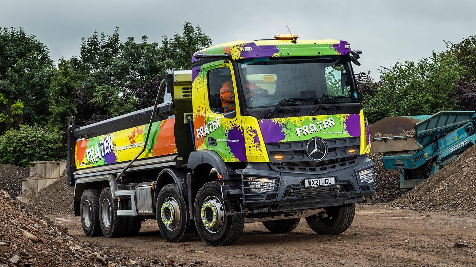 Newly Launched Frater Urban Quarry Of Bristol Acquires 8x4 Mercedes-Benz 3240 Arocs