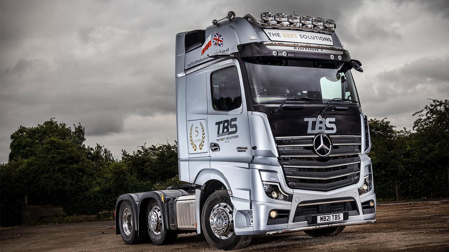 One Of 400 Limited-Edition Mercedes-Benz Actros Joins The Best Solutions’ Fleet