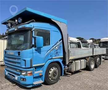 2004 SCANIA P124L420 Used Dropside Flatbed Trucks for sale