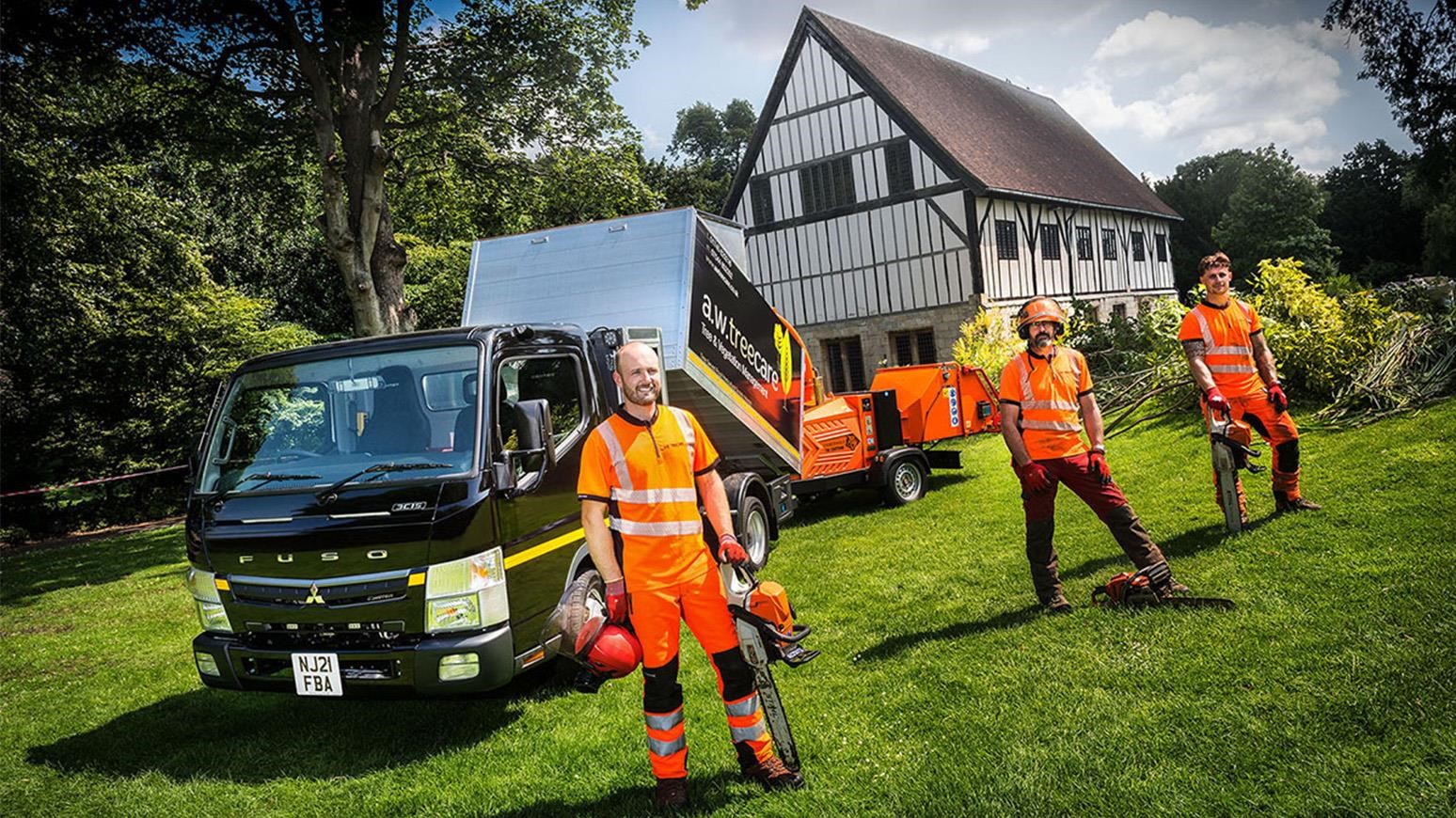 Purpose-Built FUSO Canter Lets AW Treecare Work More Efficiently