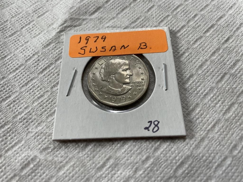 1979 P D S Susan B Anthony Souvenir Set US Mint 3 UNC Sealed Coins ~ Green Env.~ 