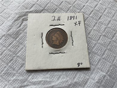 1891 Indian Head Penny Pennies U.S. Coins Auction Results - 4 