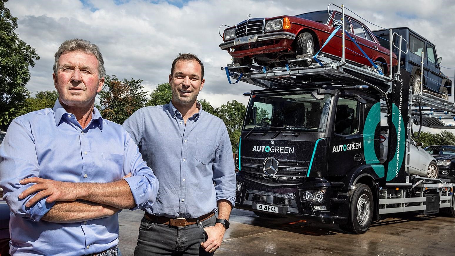 Mercedes-Benz Actros Hauls End-Of-Life Vehicles For Autogreen Vehicle Disposal Company