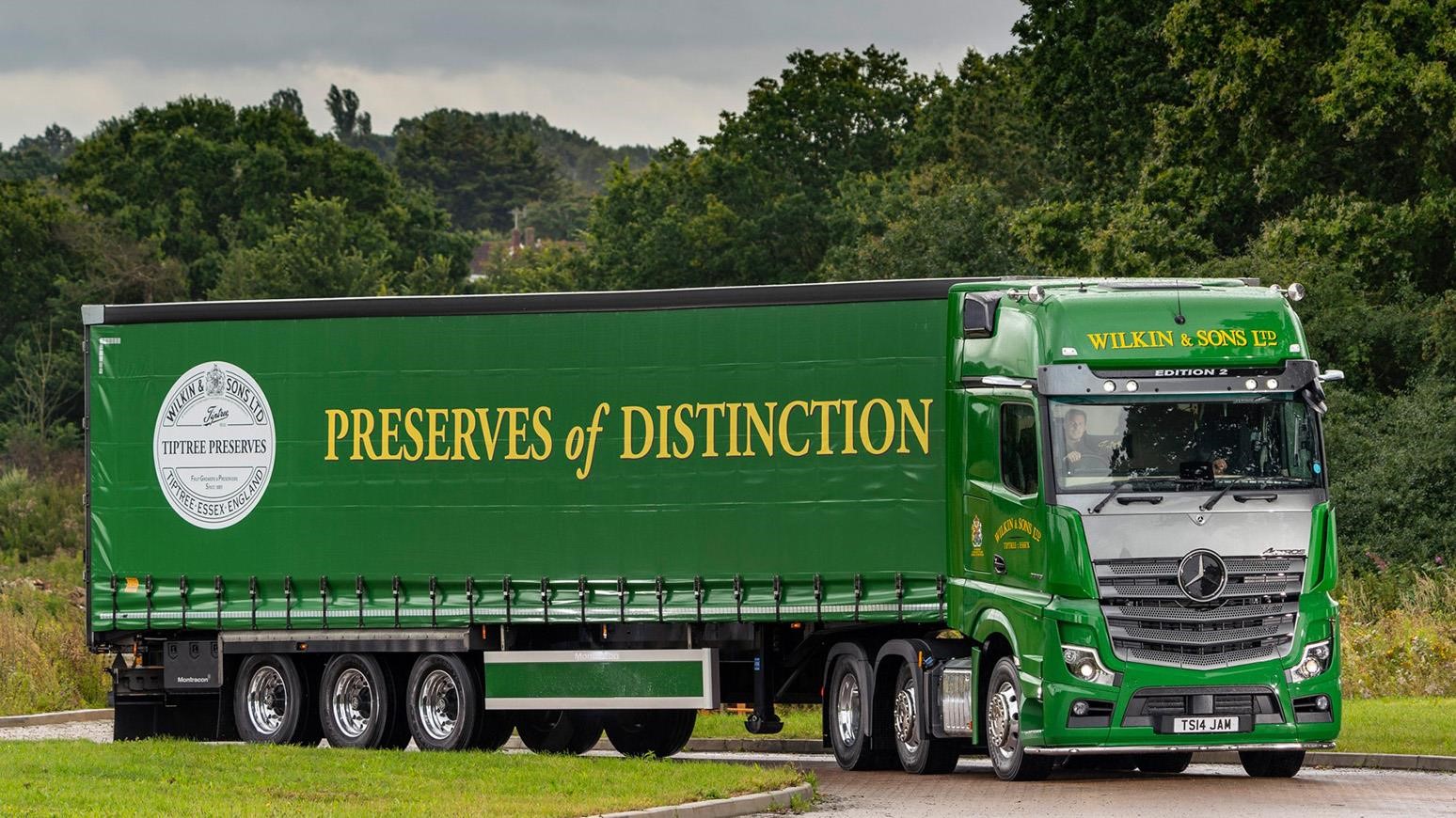 Tiptree Jam Producer Now Running Exclusive Edition 1 & Edition 2 Mercedes-Benz Actros