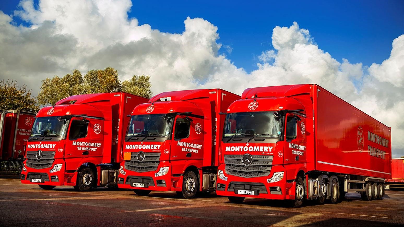 Montgomery Transport Group Orders 100 Mercedes-Benz Actros Tractors & Rigids
