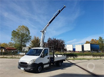 2012 IVECO DAILY 35C17 Used Dropside Crane Vans for sale