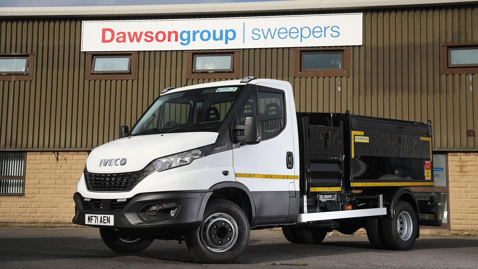 7-Tonne IVECO Daily Road Repair Vehicles Make The Dawsongroup Sweepers Team