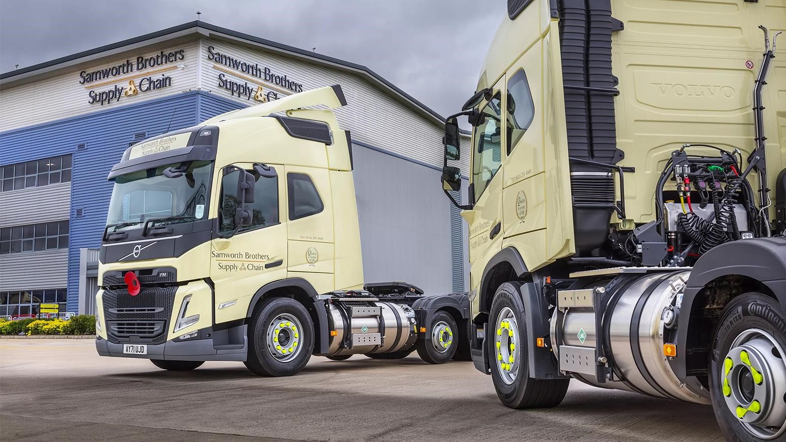 Samworth Brothers Supply Chain Of Leicestershire Boosts Sustainability Efforts With New Volvo FM LNG Trucks