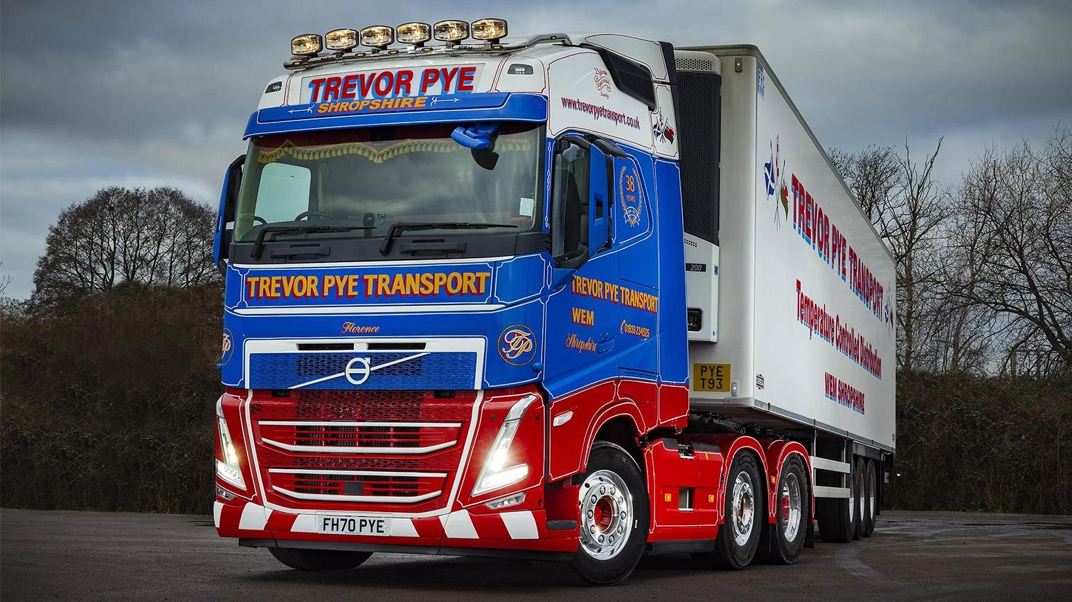 Trevor Pye Transport Honors Driver’s 25 Years Of Service With New Volvo FH 540 Globetrotter