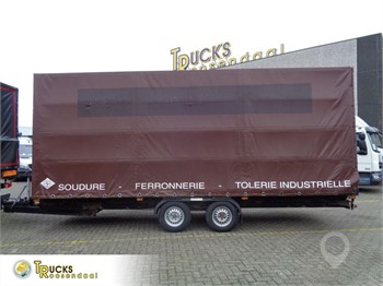 2005 J-C BECKERS TD-200 + 2 Axle Used Curtain Side Trailers for sale