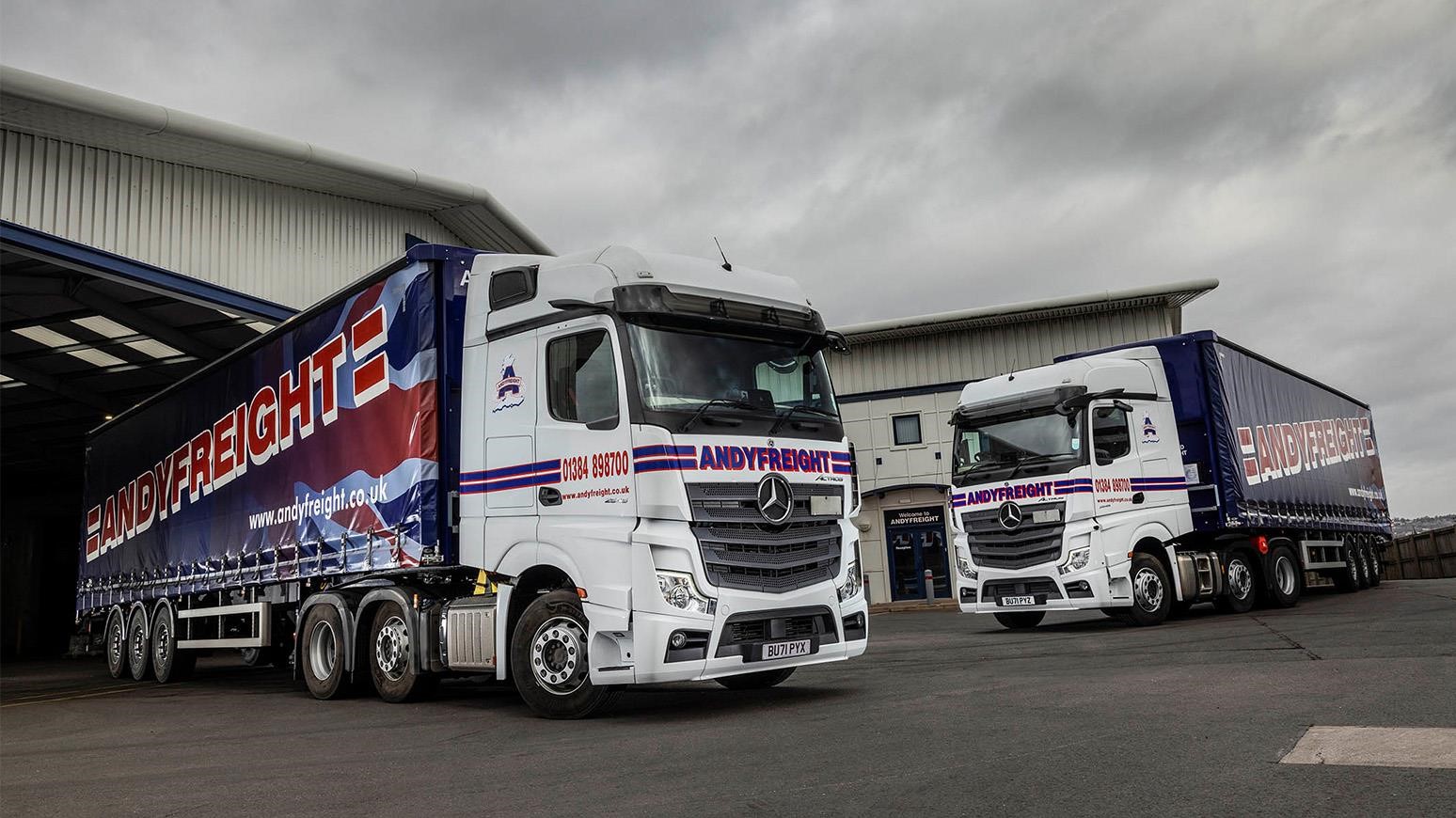 Mercedes-Benz Actros With MirrorCam Brings Efficiency & Safety To Andyfreight