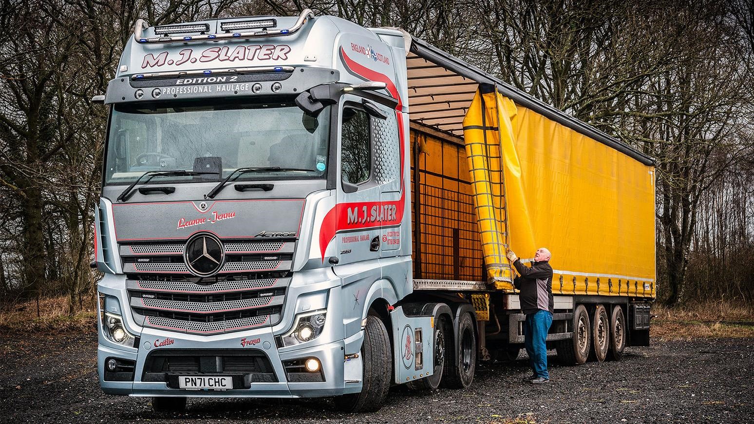 MJ Slater Acquires New Actros Edition 2, Scores Limited-Edition Mercedes-Benz Hat Trick