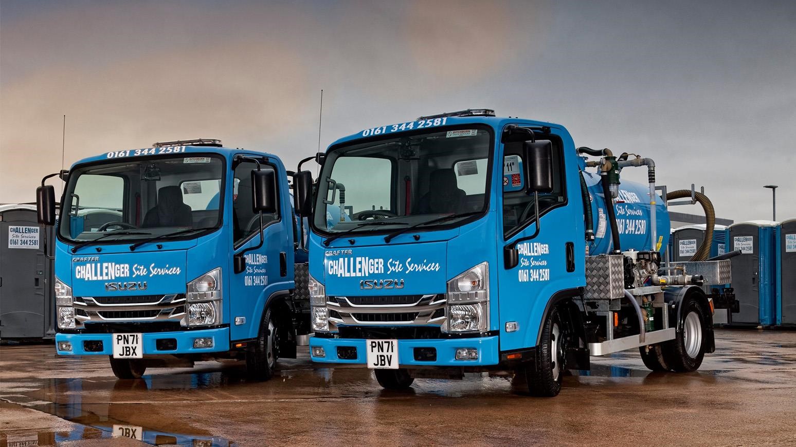 3.5-Tonne Isuzu Grafters Pull Sanitation Duty At Challenger Site Services