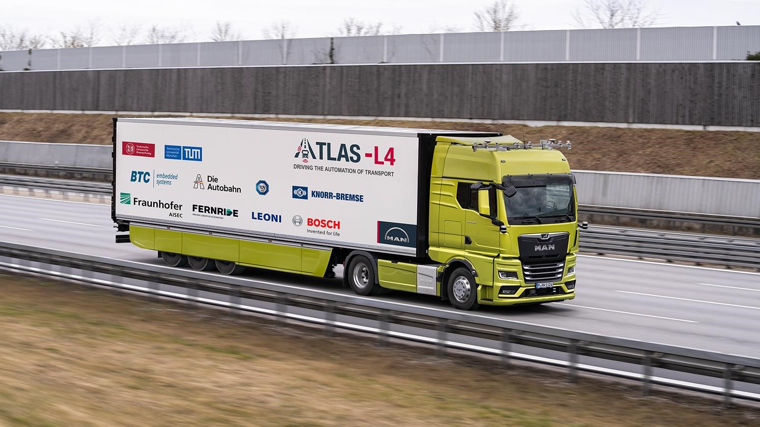 MAN Truck & Bus Participating In ATLAS-L4 Autonomous Driving Project