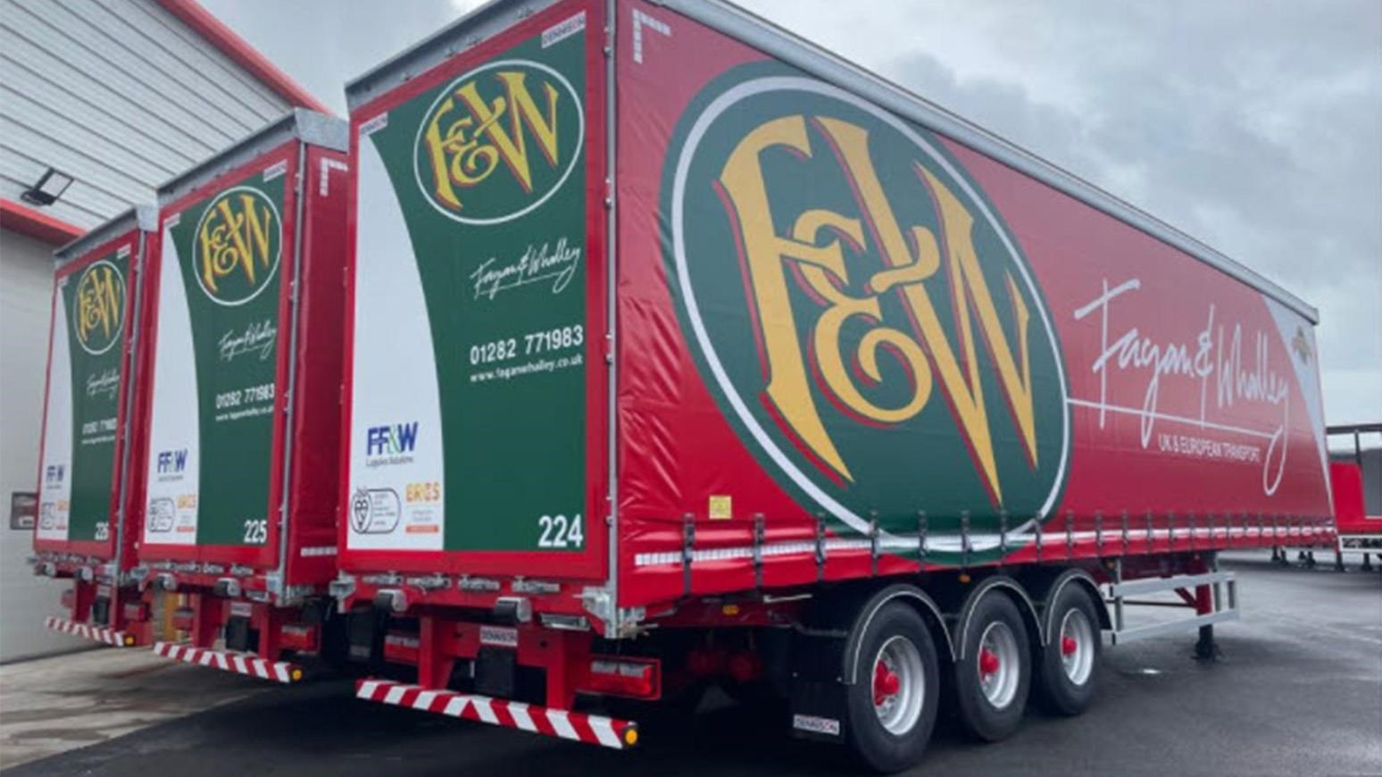 Lancashire-Based Haulier Expands Fleet With 40 New Dennison Trailers Curtainsiders