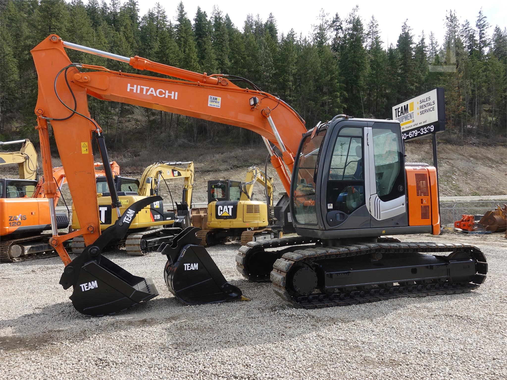 2014 HITACHI ZX135US-3 For Sale In Chase, British Columbia Canada 