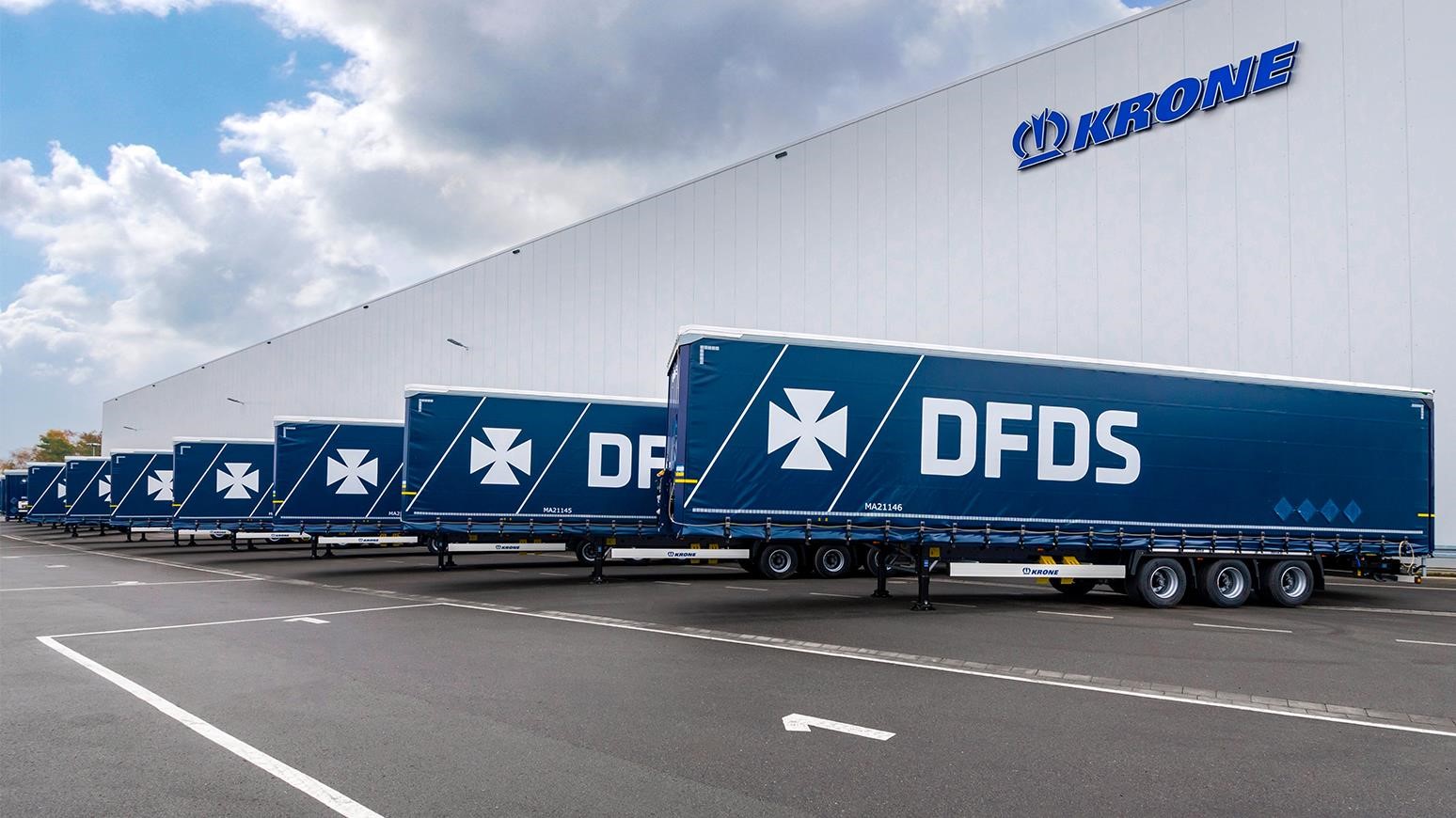 DFDS Logistics Diversifies Fleet With Krone Trailers