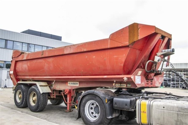 2005 ROBUSTE KAISER 2 X BLAD/RESSORTS/SPRING Used Tipper Trailers for sale