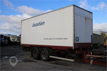 1997 TROUILLET CAISSE MOBILE - TANDEM Used Box Trailers for sale