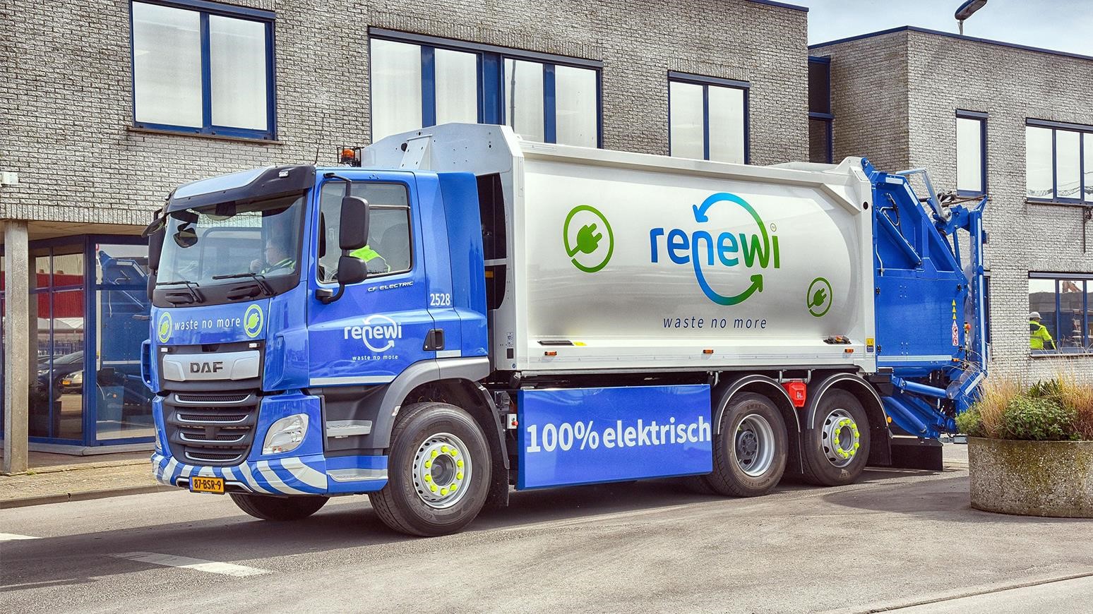 Renewi Becomes First In The Netherlands To Use DAF 6x2 CF Electric