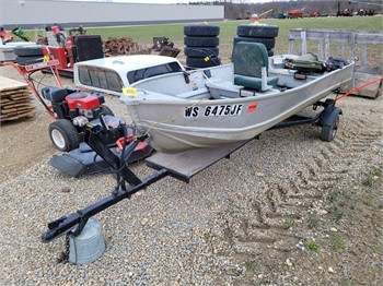 ALUMINUM FISHING BOAT 14' Other Items Auction Results in BROWNTOWN,  WISCONSIN From Powers Auction Service