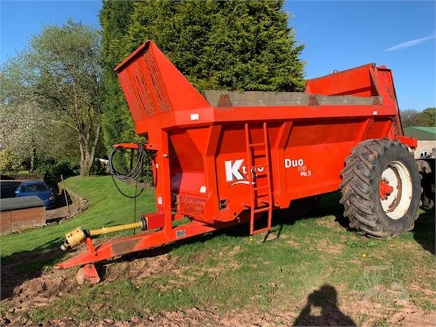 2014 K-TWO DUO 1100 MK5 Used Dry Manure Spreaders for sale