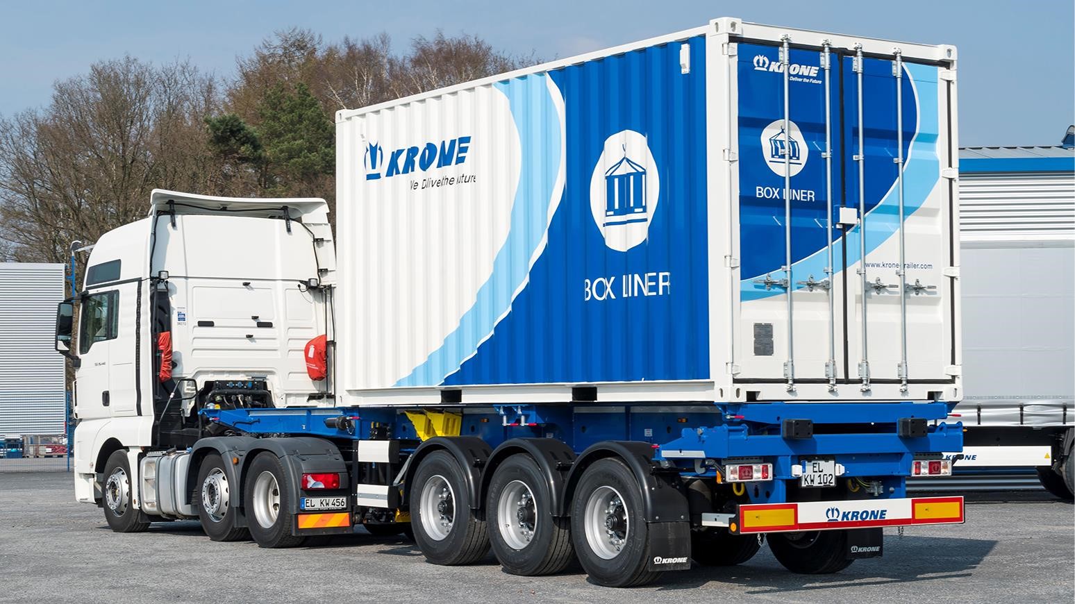 Krone To Showcase Versatile Box Liner Container Carrier At Birmingham’s Multimodal 2022 Trade Show