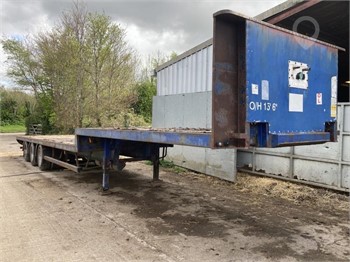 1996 CRANE FRUEHAUF 42FT TRIAXLE STEP FRAME Used Low Loader Trailers for sale
