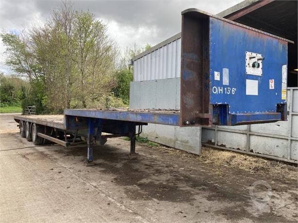 1996 CRANE FRUEHAUF 42FT TRIAXLE STEP FRAME Used Low Loader Trailers for sale