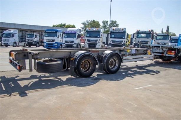 2014 ALCAR PORTE CONTAINER - TANDEM Used Skeletal Trailers for sale