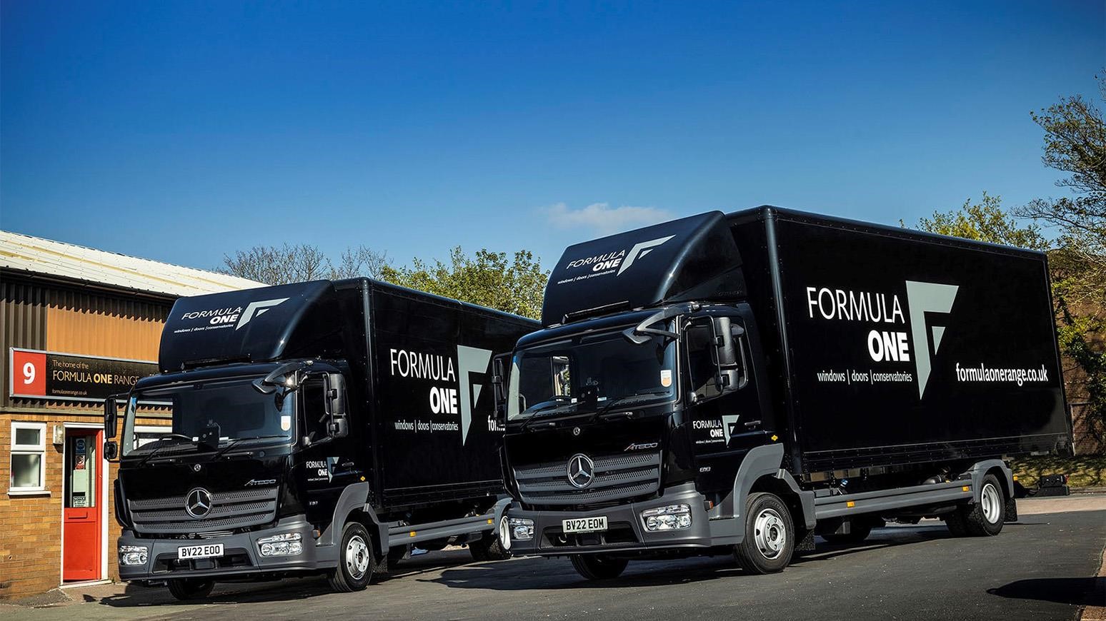 Formula One Group’s Fleet Of 7.5-Tonne Mercedes-Benz Atego Rigids Grows To 5 Trucks