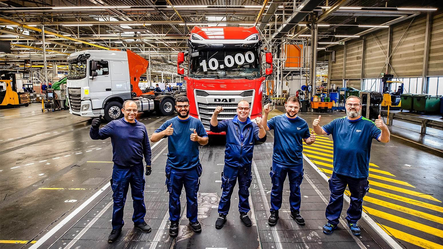 DAF Celebrates Production Of 10,000th New Generation DAF Truck